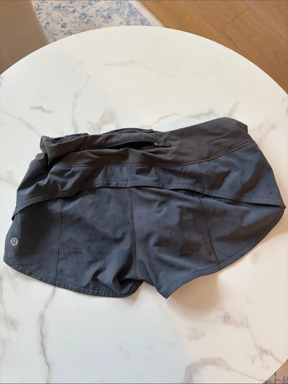 Lululemon Gray Speed Up Shorts 2.5 inseam